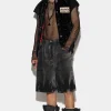 Acid Cord Wash Surfer Denim Shorts
