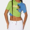Criss Cross Split T-Shirt