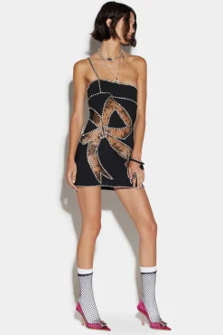 Crystals Bow Dress