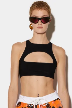 Cut-Out Bikini Top