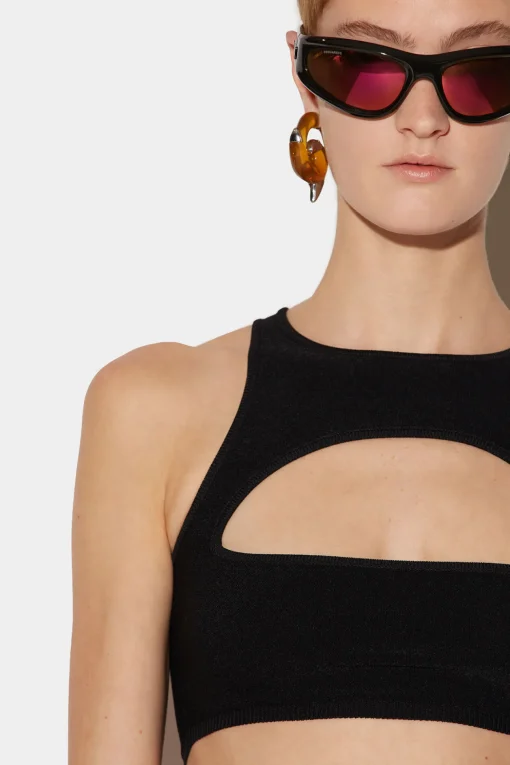Cut-Out Bikini Top