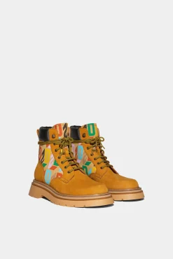 D2 Monogram Ankle Boots