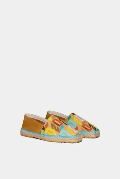 D2 Monogram Flat Espadrilles