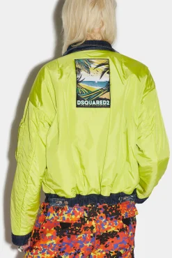 Dark Ripped Wash Reversible Mix Jacket
