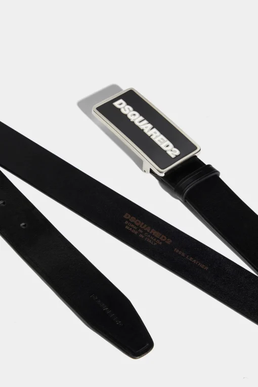 Dsquared2 Logo Plaque Belt