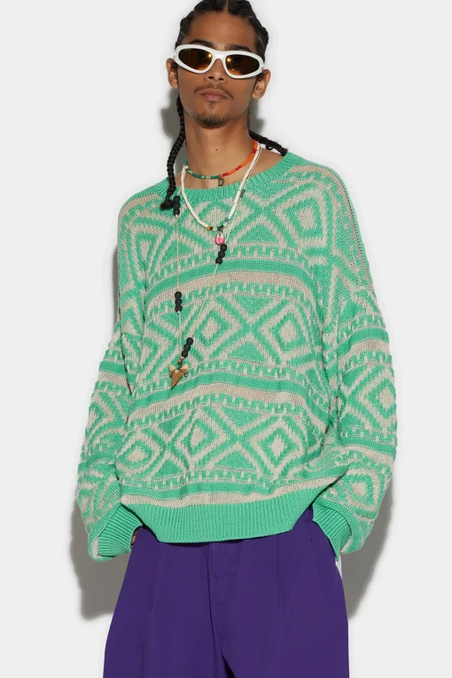 Geometric Sweater