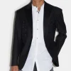 Goth Flower Peak Super Relaxed Shoulder Jacket