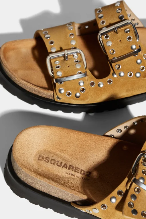 Gothic Grunge Flat Sandals