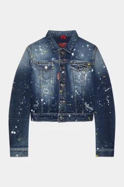 Honey Dark Crystal Wash Twiggy Jean Jacket