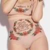 Honey Tattoo High Waist Briefs