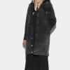 Hooded Jean Coat