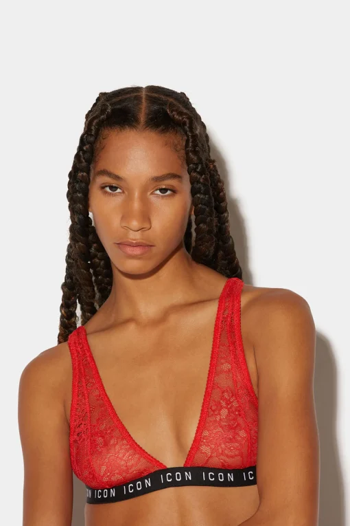 Icon Lace Triangle Bra