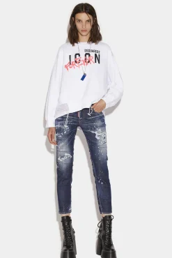 Jennifer Cropped Denim Jeans