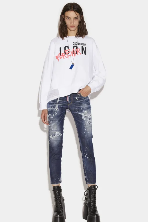 Jennifer Cropped Denim Jeans