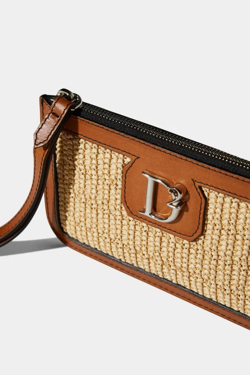 Jungle Rafia Pouch