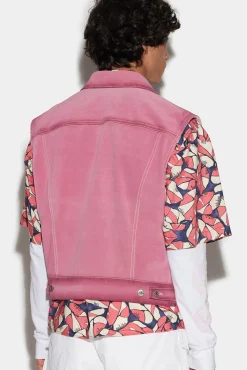 Leather Bob Vest