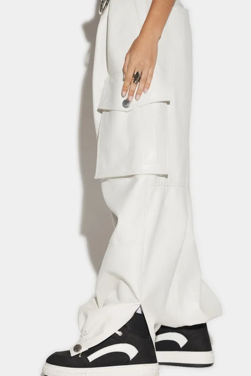 Leather Cargo Pants