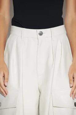 Leather Cargo Pants