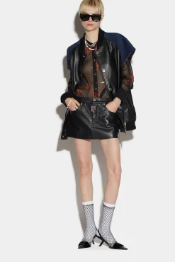Leather Mini Skirt