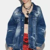 Medium Slash Wash Over Jean Jacket