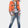 Medium Stapled Clean Wash Jennifer Jeans