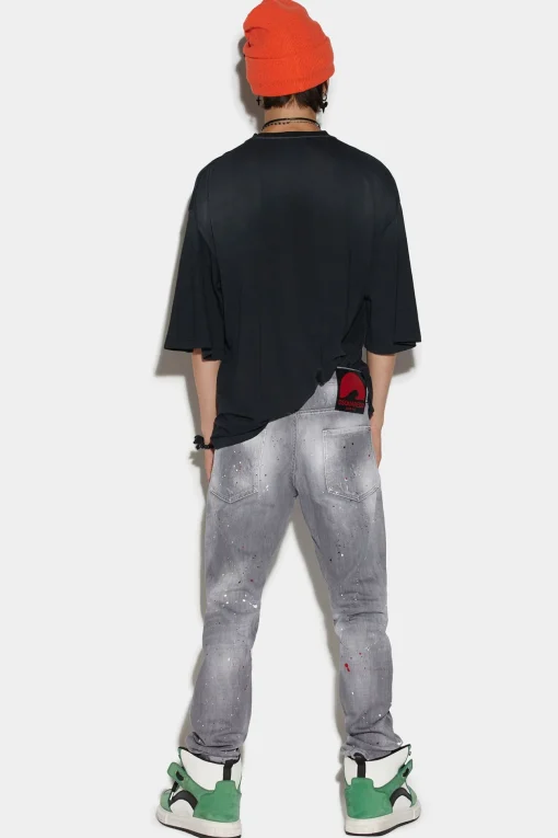 Mediumdark Patches Wash Cool Guy Jeans