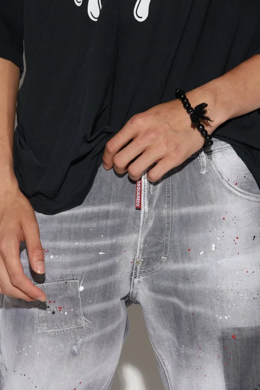 Mediumdark Patches Wash Cool Guy Jeans