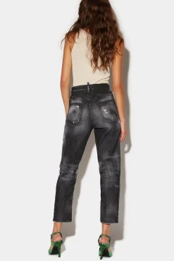Ripped Knee Wash Boston Jeans