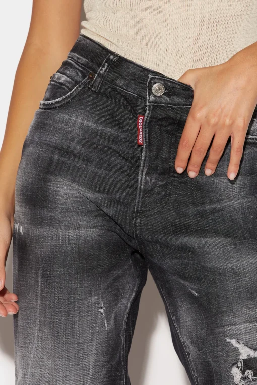 Ripped Knee Wash Boston Jeans