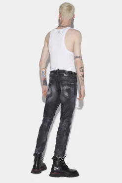 Ripped Knee Wash Sexy Twist Jeans