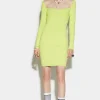 Square Neck Dress
