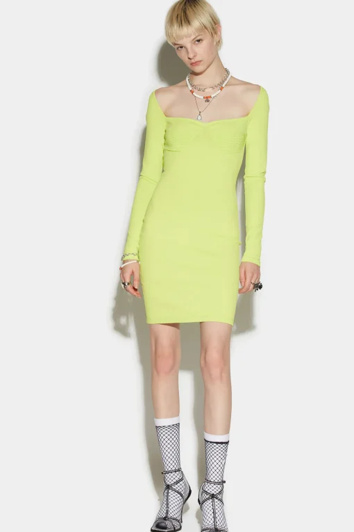 Square Neck Dress