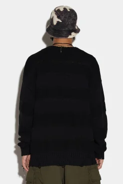 Stripe Destroy Knit
