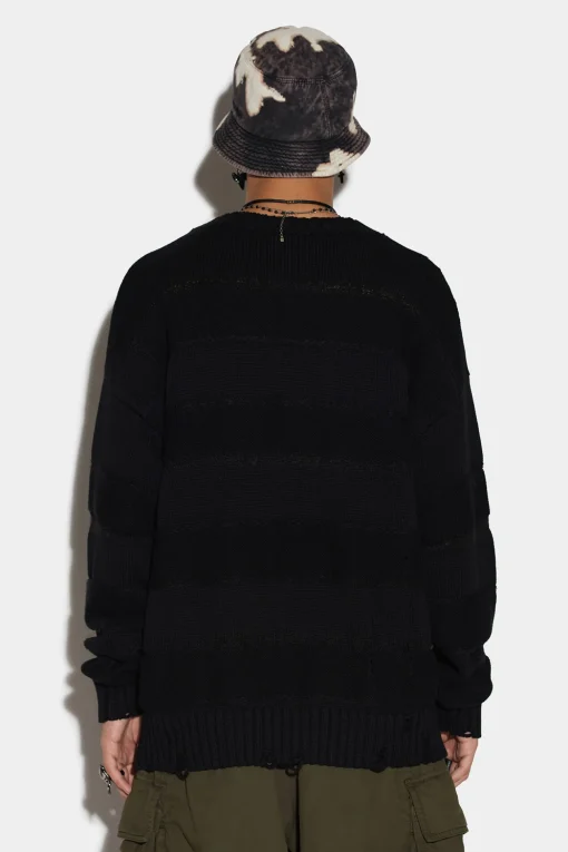 Stripe Destroy Knit
