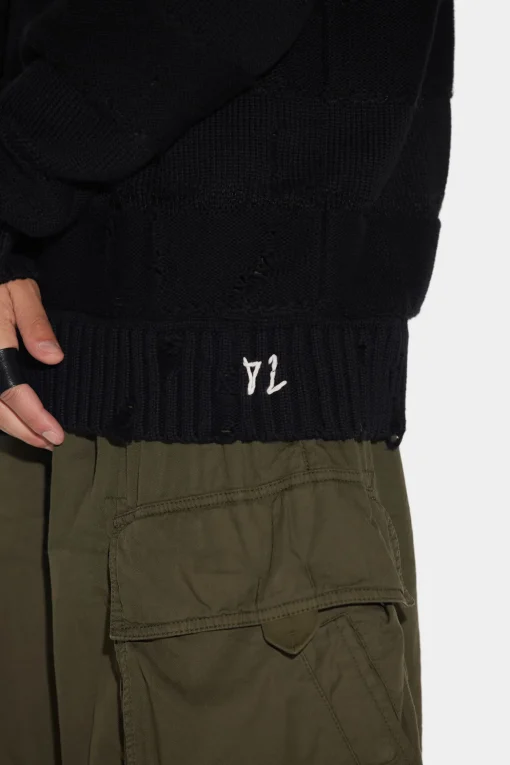 Stripe Destroy Knit