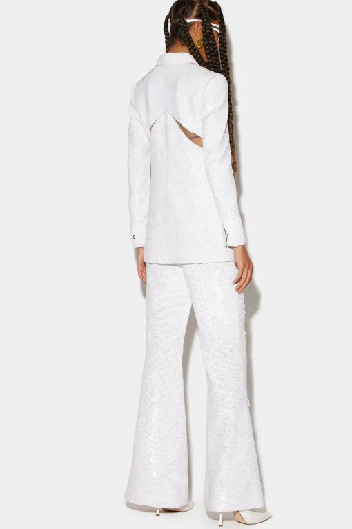 Tulle Panelled Blazer