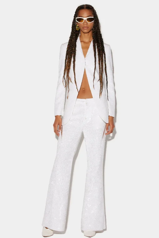 Tulle Panelled Blazer