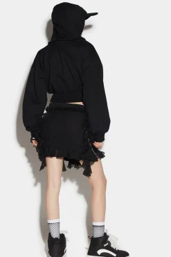 Zipped Mini Skirt
