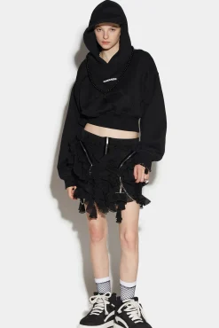 Zipped Mini Skirt